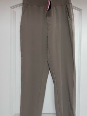 NWT Baleaf Womens S UPF50+ Jogger Hiking Pants Tan Stretch Nylon Spandex Active